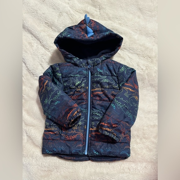 Toddler Dinosaur Winter Coat - Picture 1 of 4